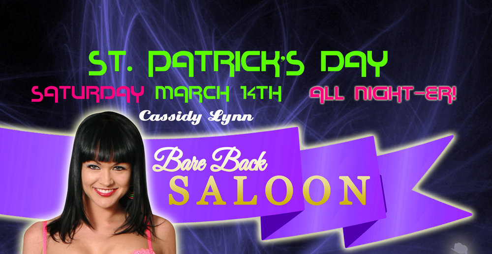 Bare Back Saloon is Hosting its Annual Glow Party ALL NIGHT-ER this Saturday!