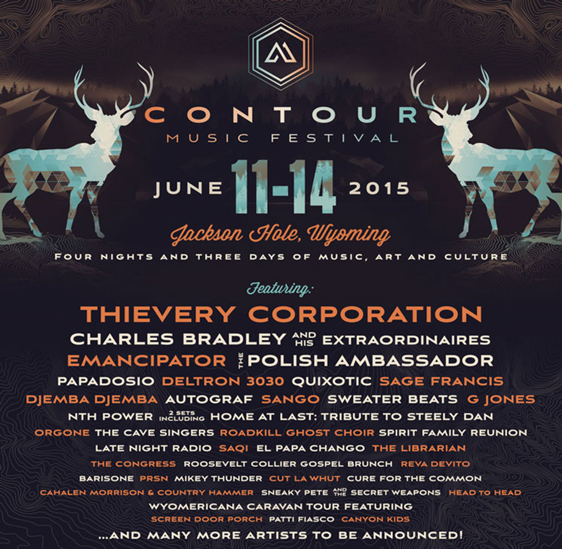 Contour Music Festival Will Feature Over 30 Performers Against The Backdrop of the Tetons June 11-14