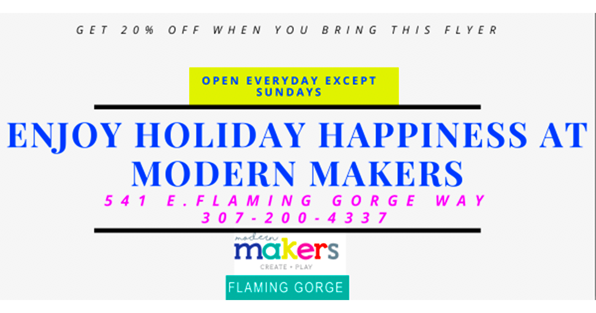Spend Christmas with Modern Makers!