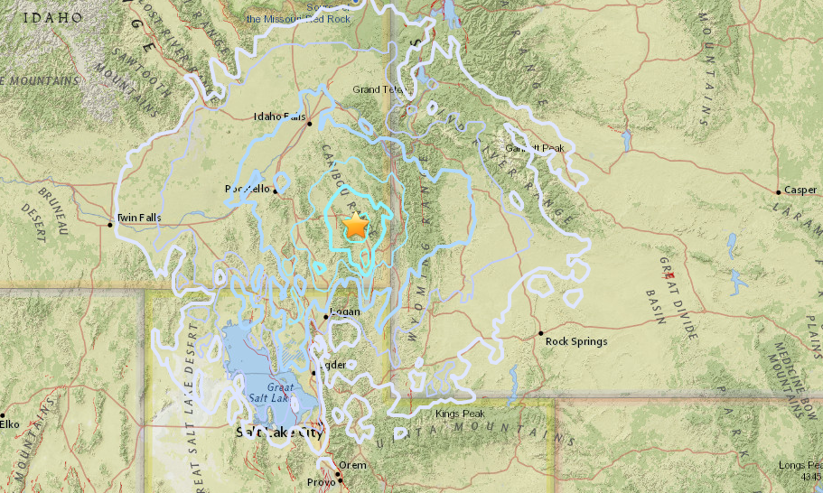 Wyoming Residents Feel Shake of Idaho Quake