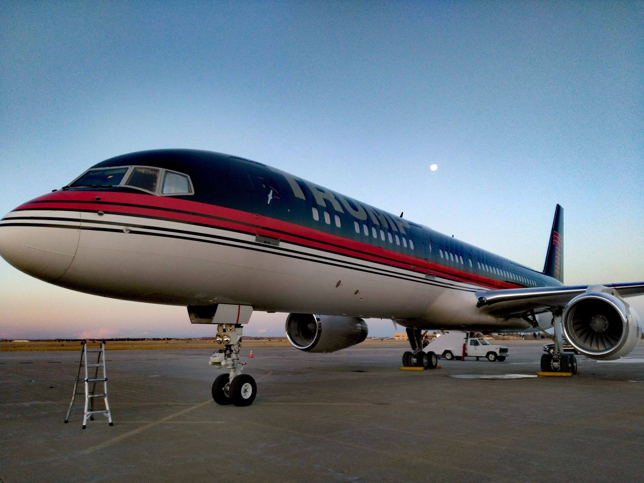 President Trump's Private Jet Lands at Cheyenne Regional Airport
