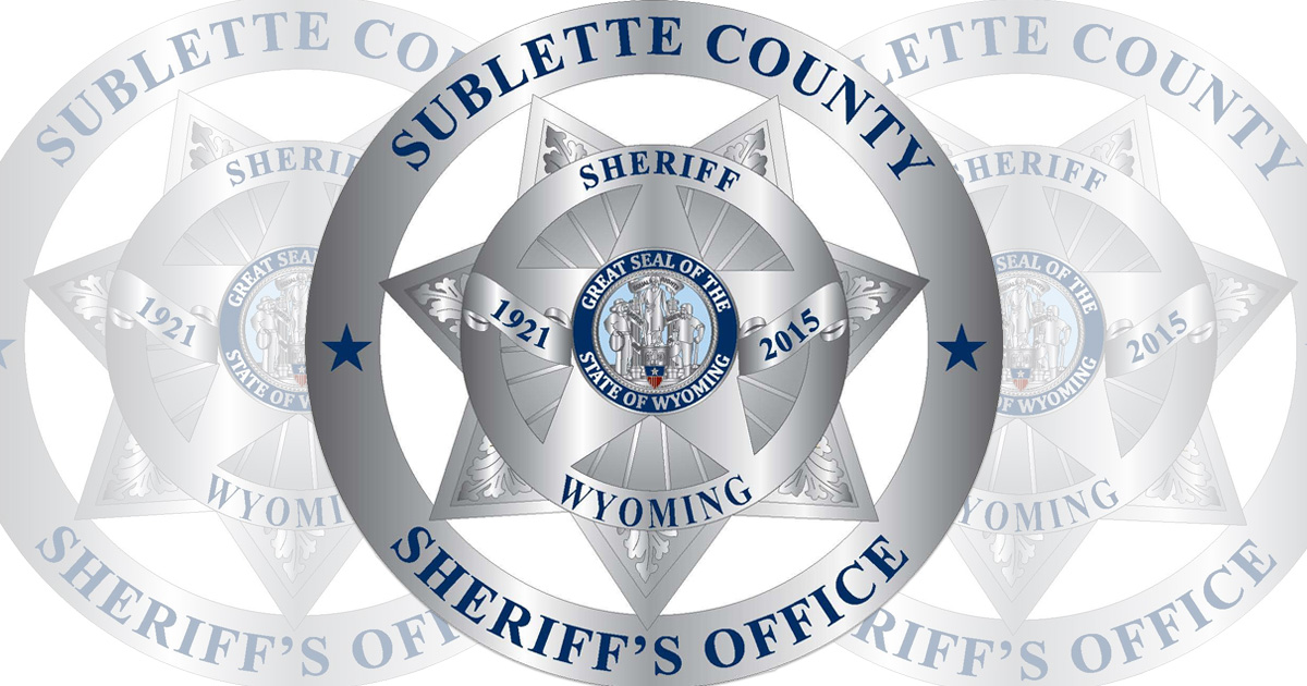 Sublette County Arrest Report From January 14 to January 21 SweetwaterNOW