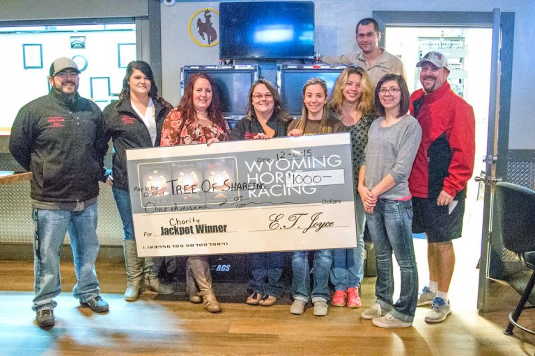 Rock Springs Horse Palace/Wyoming Horse Racing LLC Donates to Tree of