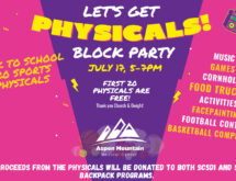 Aspen Mountain Medical Center Hosts “Let’s Get Physicals” Block Party on July 17