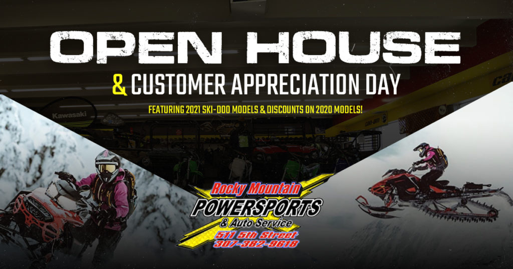 You Are Invited! Rocky Mountain Powersports Open House, Customer