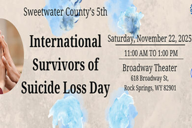 Sweetwater County Prevention Coalition to Host 5th Annual International Survivors of Suicide Loss Day Event