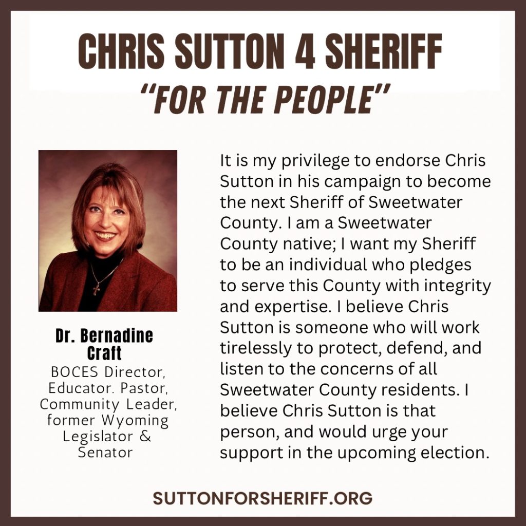 Two Former Wyoming Senators and Several Local Businesses Endorse Chris