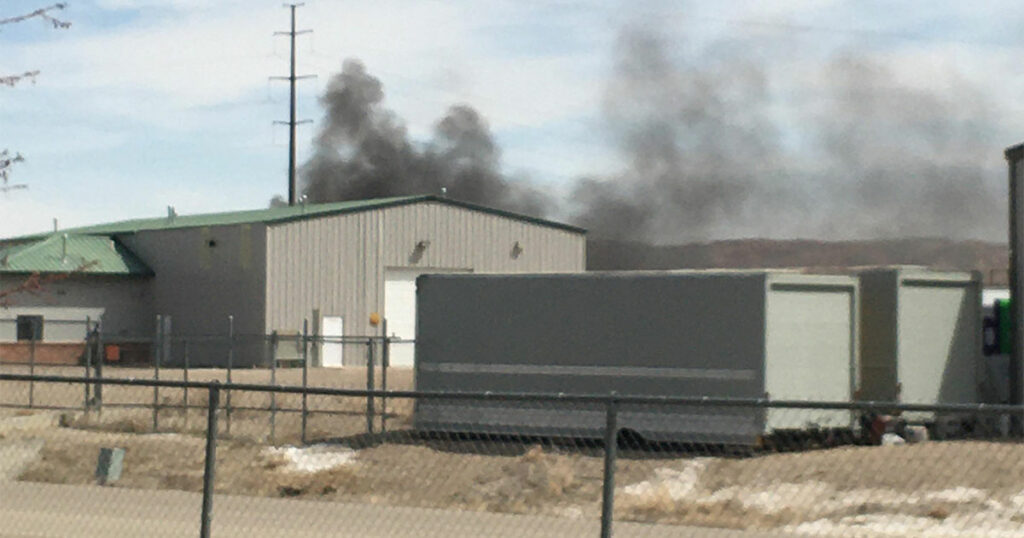 Rock Springs Fire Department Puts Out Vehicle Fire