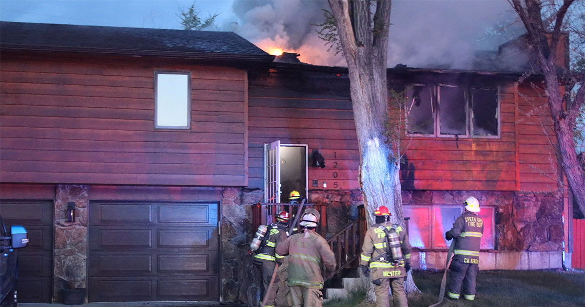 No One Injured in Green River House Fire This Morning SweetwaterNOW