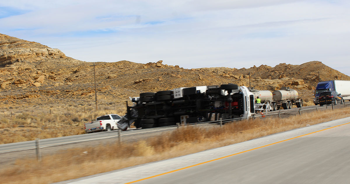 I-80 Crash Blamed on Driver Error - SweetwaterNOW