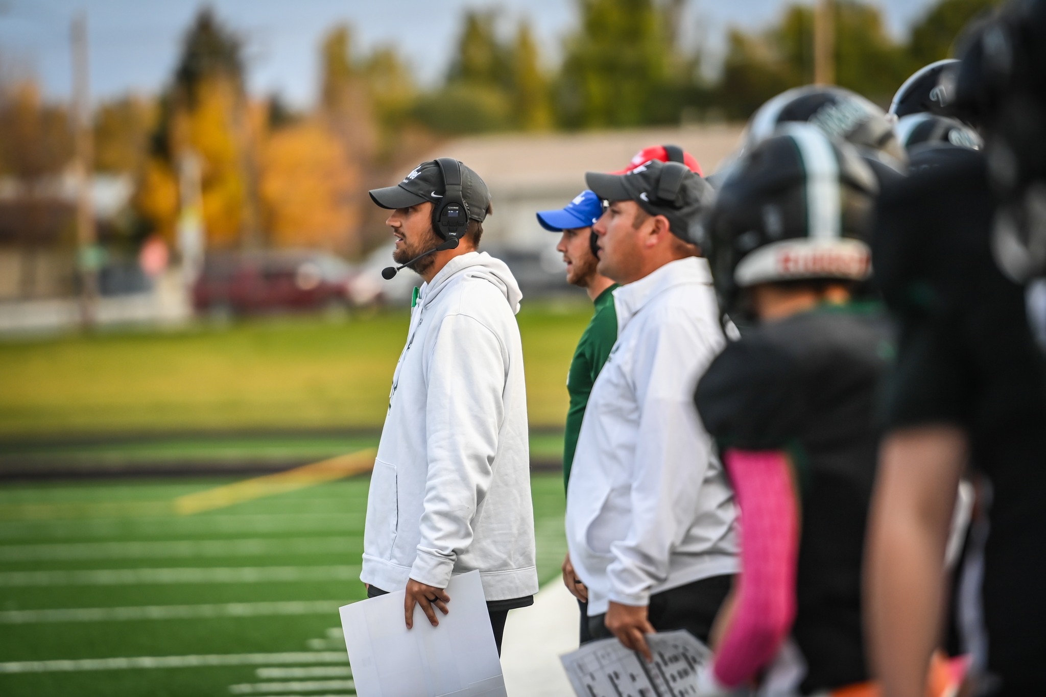 blaine christensen on sideline vs powell SweetwaterNOW
