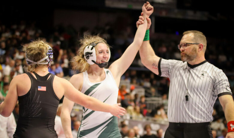 Lily Harris First Female State Wrestling Champion for GRHS