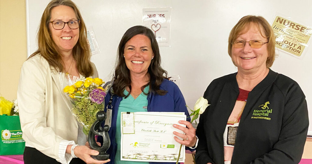 Hospital Nurse Receives DAISY Award for Extraordinary Nurses