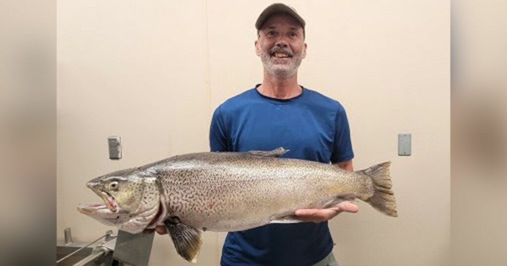 Record Tiger Trout Landed Near Kemmerer
