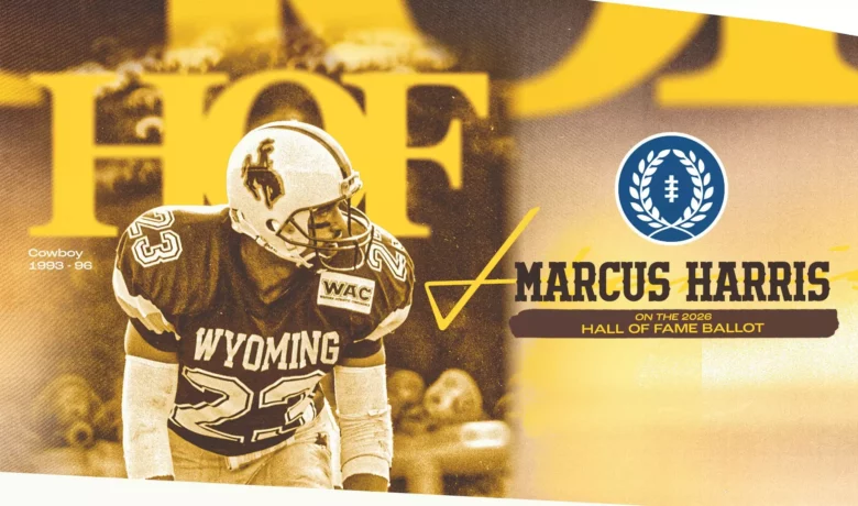Wyoming’s Marcus Harris Named to 2026 College Football Hall of Fame Ballot