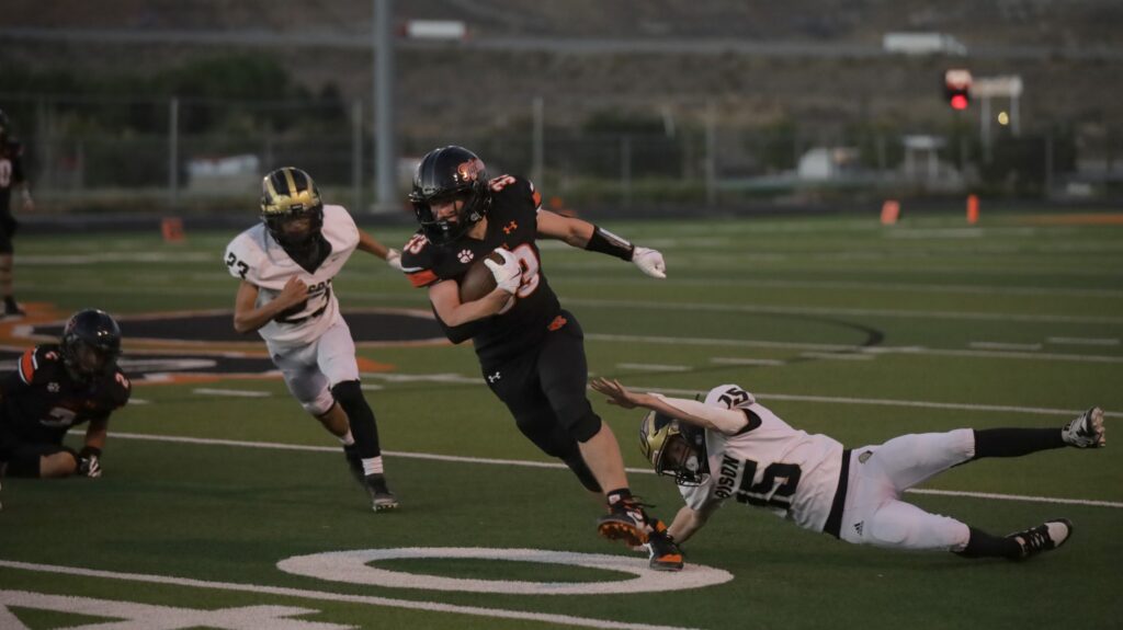 Tigers Roll to First Win of the Season With 54-0 Shutout During Homecoming