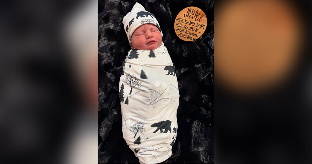 Birth Announcement: Kolson Jayce Straw