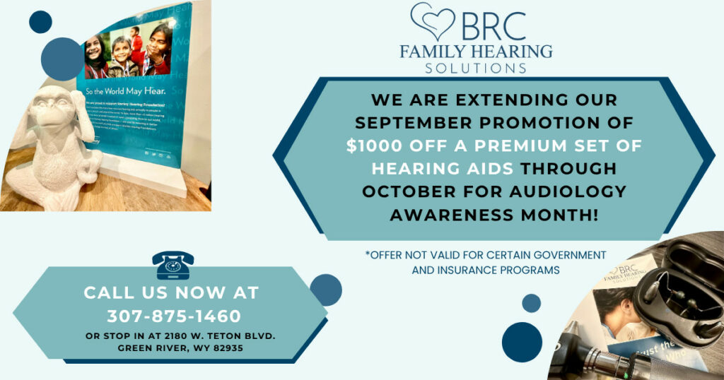 BRC Family Hearing Solutions is Extending its September Promotion through October