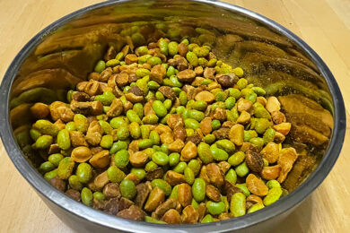 SweetwaterCHOW: Curried Edamame and Macadamia Nuts